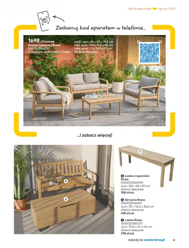 Castorama - gazetka promocyjna Katalog Ogrody, tarasy i balkony 2025 od środy 12.03 do środy 31.12 - strona 61