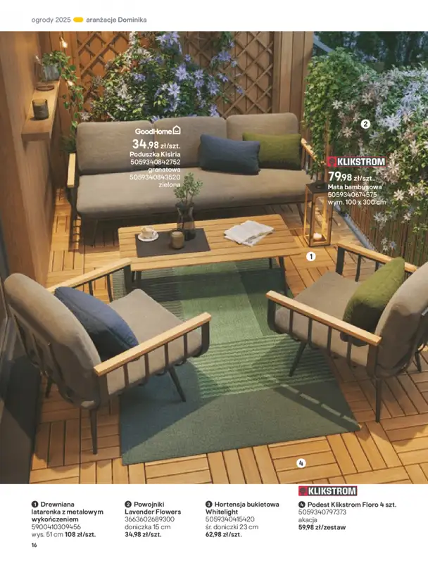 Castorama - gazetka promocyjna Katalog Ogrody, tarasy i balkony 2025 od środy 12.03 do środy 31.12 - strona 16