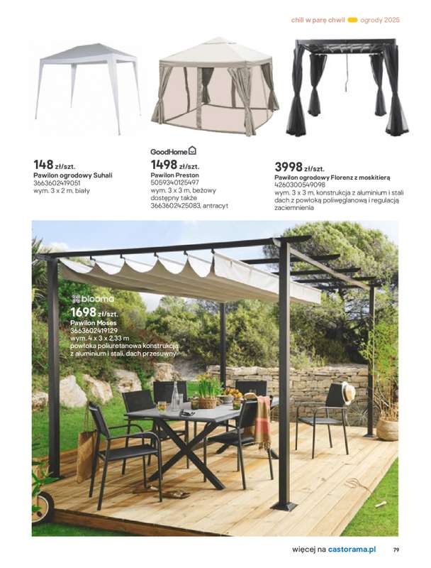 Castorama - gazetka promocyjna Katalog Ogrody, tarasy i balkony 2025 od środy 12.03 do środy 31.12 - strona 79