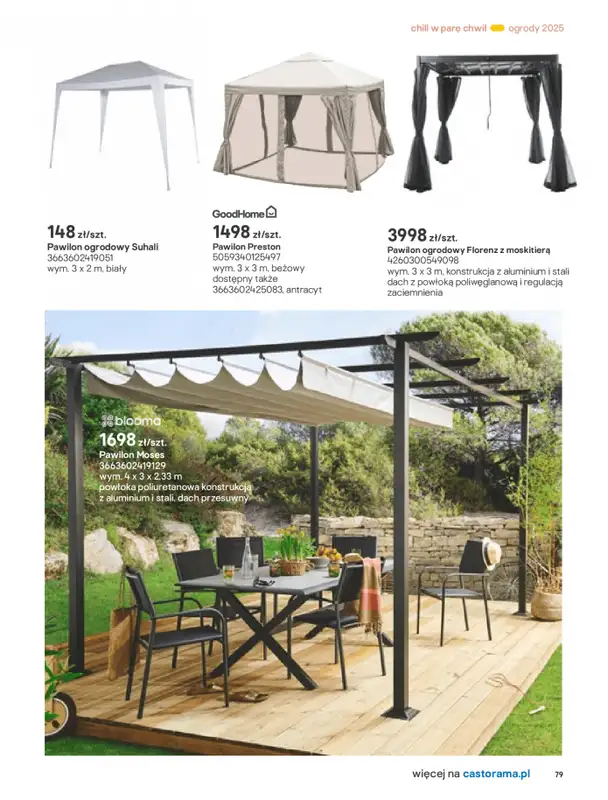 Castorama - gazetka promocyjna Katalog Ogrody, tarasy i balkony 2025 od środy 12.03 do środy 31.12 - strona 79
