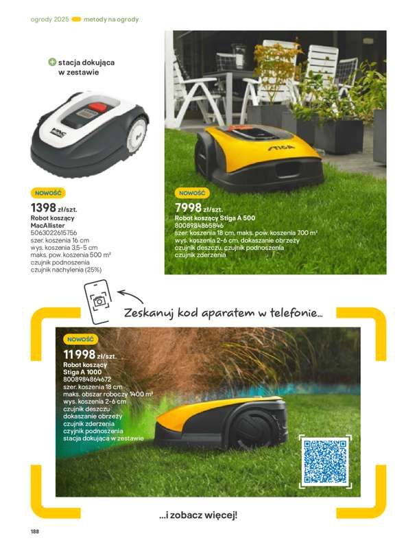 Castorama - gazetka promocyjna Katalog Ogrody, tarasy i balkony 2025 od środy 12.03 do środy 31.12 - strona 188