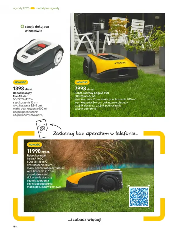 Castorama - gazetka promocyjna Katalog Ogrody, tarasy i balkony 2025 od środy 12.03 do środy 31.12 - strona 188
