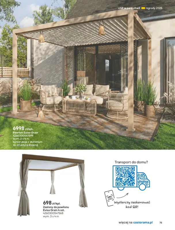 Castorama - gazetka promocyjna Katalog Ogrody, tarasy i balkony 2025 od środy 12.03 do środy 31.12 - strona 75