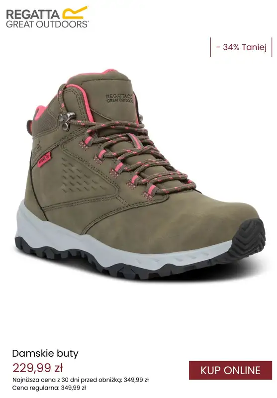Regatta - gazetka promocyjna Damskie buty trekkingow od środy 12.03  - strona 5