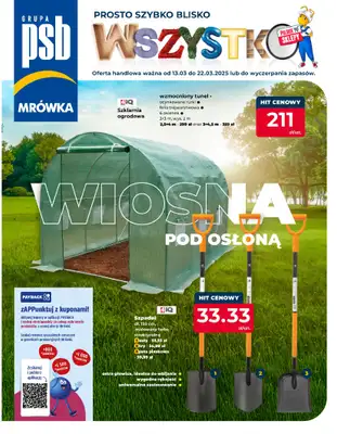 PSB Mrówka - gazetka promocyjna Gazetka od czwartku 13.03 do soboty 22.03 PSB Mrówka - gazetka promocyjna Gazetka od czwartku 13.03 do soboty 22.03