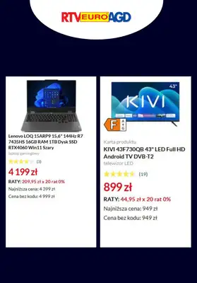 RTV EURO AGD - gazetka promocyjna Turbo rabaty! od piątku 14.03 do poniedziałku 17.03 - strona 4 RTV EURO AGD - gazetka promocyjna Turbo rabaty! od piątku 14.03 do poniedziałku 17.03 - strona 4