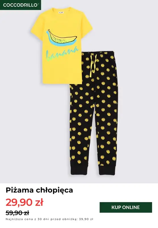 Coccodrillo - gazetka promocyjna Wyprzedaż - piżamy już od 39,90 zł od poniedziałku 17.03 do środy 26.03 - strona 5