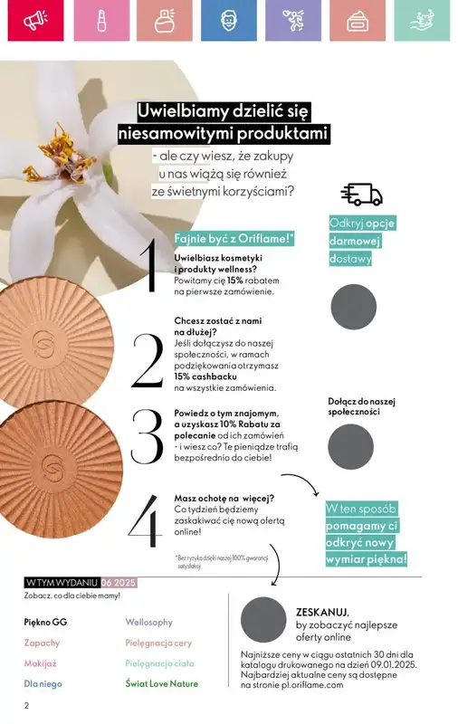 Oriflame - gazetka promocyjna Katalog 6/2025 od niedzieli 13.04 do soboty 03.05 - strona 2