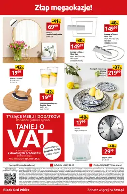 Black Red White - gazetka promocyjna Wiosenna Eksplozja okazji do-40% od czwartku 20.03 do środy 02.04 - strona 16 Black Red White - gazetka promocyjna Wiosenna Eksplozja okazji do-40% od czwartku 20.03 do środy 02.04 - strona 16