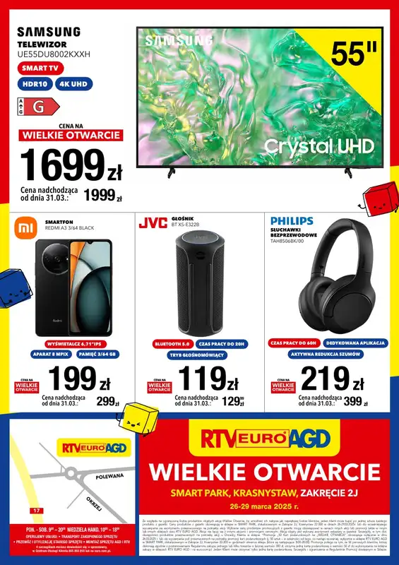 RTV EURO AGD - gazetka promocyjna WIELKIE OTWARCIE!  SMART PARK, Krasnystaw od środy 26.03 do soboty 29.03 - strona 8