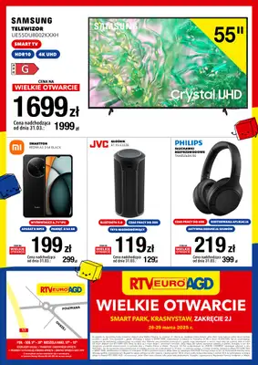 RTV EURO AGD - gazetka promocyjna WIELKIE OTWARCIE!  SMART PARK, Krasnystaw od środy 26.03 do soboty 29.03 - strona 8 RTV EURO AGD - gazetka promocyjna WIELKIE OTWARCIE!  SMART PARK, Krasnystaw od środy 26.03 do soboty 29.03 - strona 8