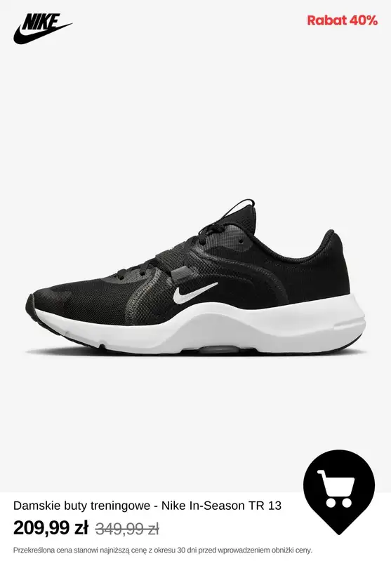 NIKE - gazetka promocyjna Wyprzedaż dla kobiet do -40% od poniedziałku 24.03  - strona 7