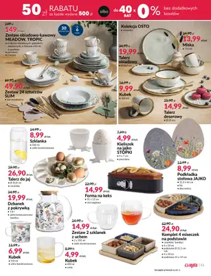 Salony Agata - gazetka promocyjna Meble ogrodowe i dodatki w jeszcze niższych cenach od środy 26.03 do niedzieli 13.04 - strona 11 Salony Agata - gazetka promocyjna Meble ogrodowe i dodatki w jeszcze niższych cenach od środy 26.03 do niedzieli 13.04 - strona 11