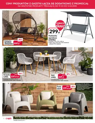 Salony Agata - gazetka promocyjna Meble ogrodowe i dodatki w jeszcze niższych cenach od środy 26.03 do niedzieli 13.04 - strona 2 Salony Agata - gazetka promocyjna Meble ogrodowe i dodatki w jeszcze niższych cenach od środy 26.03 do niedzieli 13.04 - strona 2