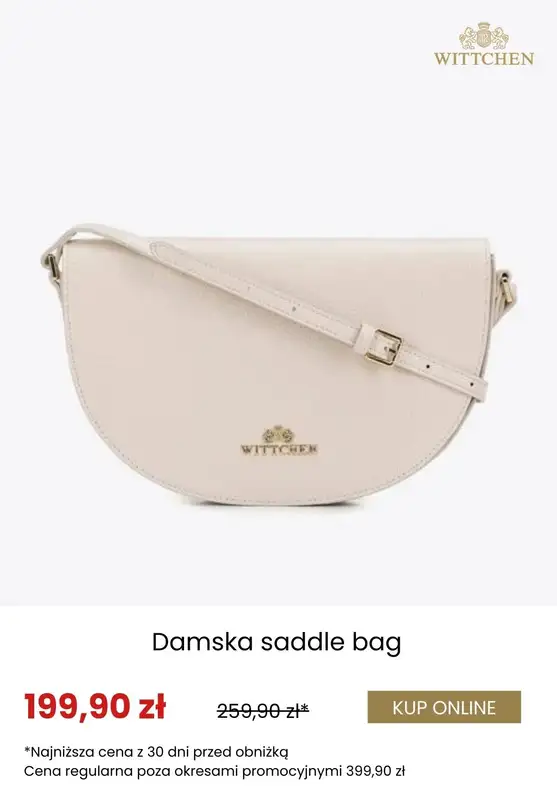 #Moda na wiosnę - gazetka promocyjna Wittchen | Dodatkowe -20% na torebki, buty i odzież od wtorku 25.03  - strona 7