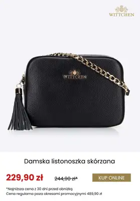 #Moda na wiosnę - gazetka promocyjna Wittchen | Dodatkowe -20% na torebki, buty i odzież od wtorku 25.03  - strona 4