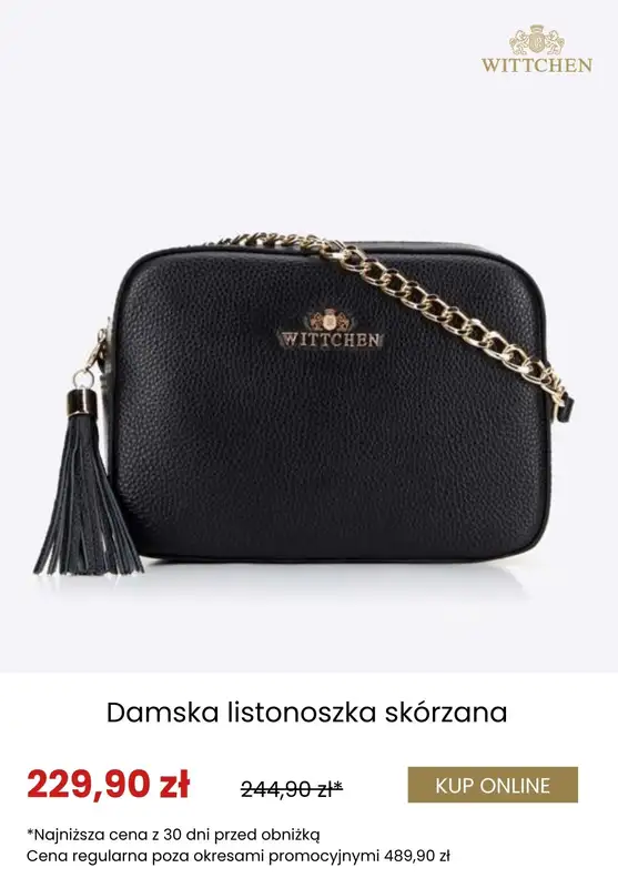 #Moda na wiosnę - gazetka promocyjna Wittchen | Dodatkowe -20% na torebki, buty i odzież od wtorku 25.03  - strona 4