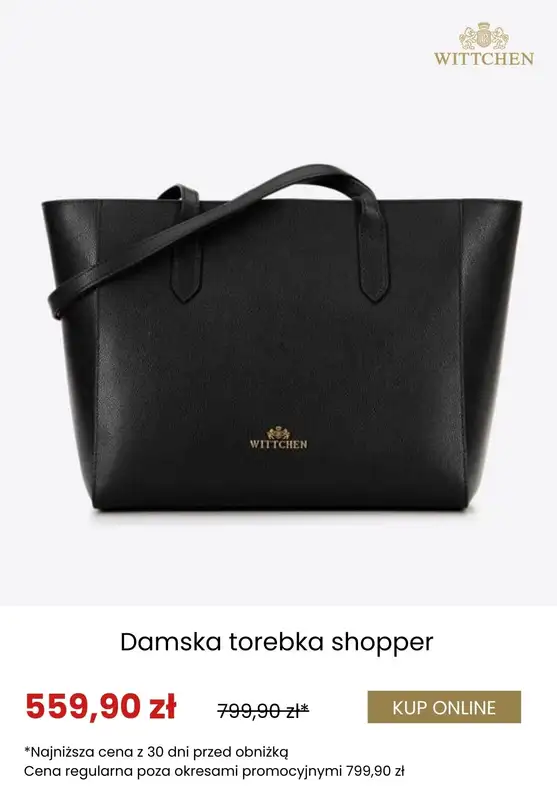 #Moda na wiosnę - gazetka promocyjna Wittchen | Dodatkowe -20% na torebki, buty i odzież od wtorku 25.03  - strona 3