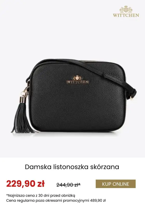 #Moda na wiosnę - gazetka promocyjna Wittchen | Dodatkowe -20% na torebki, buty i odzież od wtorku 25.03  - strona 8