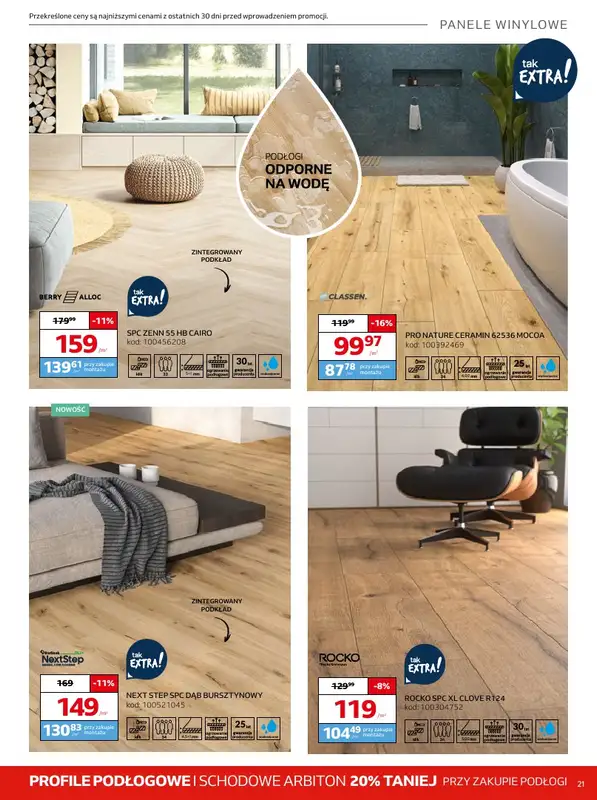 Komfort - gazetka promocyjna Gazetka od środy 26.03 do wtorku 06.05 - strona 21