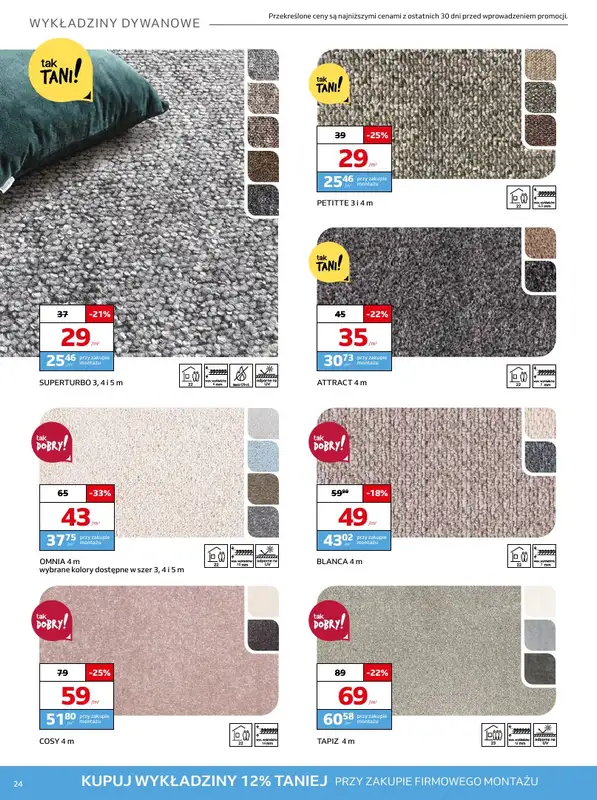 Komfort - gazetka promocyjna Gazetka od środy 26.03 do wtorku 06.05 - strona 24