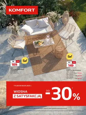 Komfort - gazetka promocyjna Gazetka od środy 26.03 do wtorku 06.05