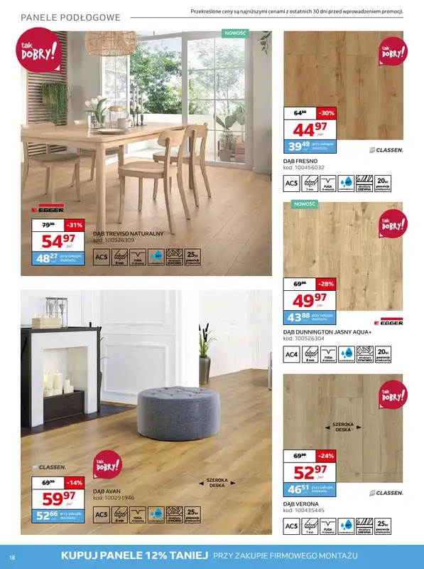 Komfort - gazetka promocyjna Gazetka od środy 26.03 do wtorku 06.05 - strona 18