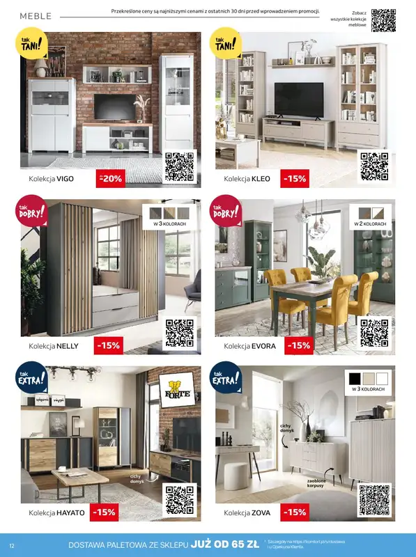 Komfort - gazetka promocyjna Gazetka od środy 26.03 do wtorku 06.05 - strona 12