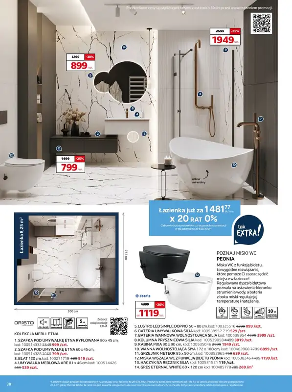 Komfort - gazetka promocyjna Gazetka od środy 26.03 do wtorku 06.05 - strona 38