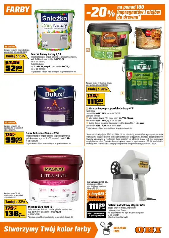 OBI - gazetka promocyjna Gazetka od środy 26.03 do wtorku 08.04 - strona 9