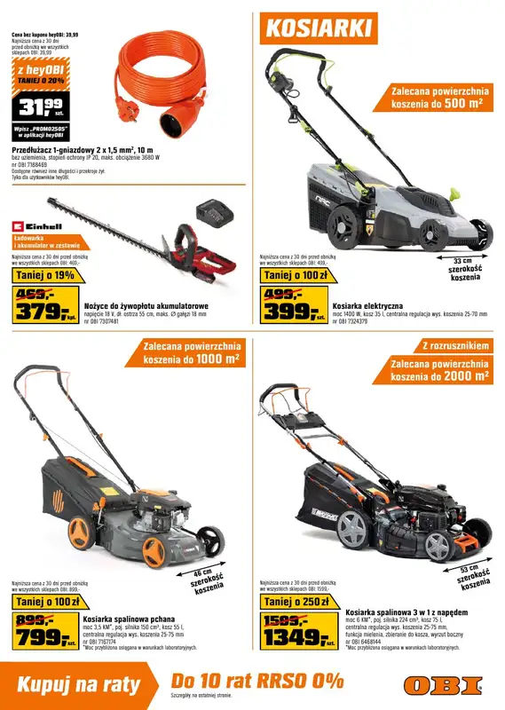 OBI - gazetka promocyjna Gazetka od środy 26.03 do wtorku 08.04 - strona 7