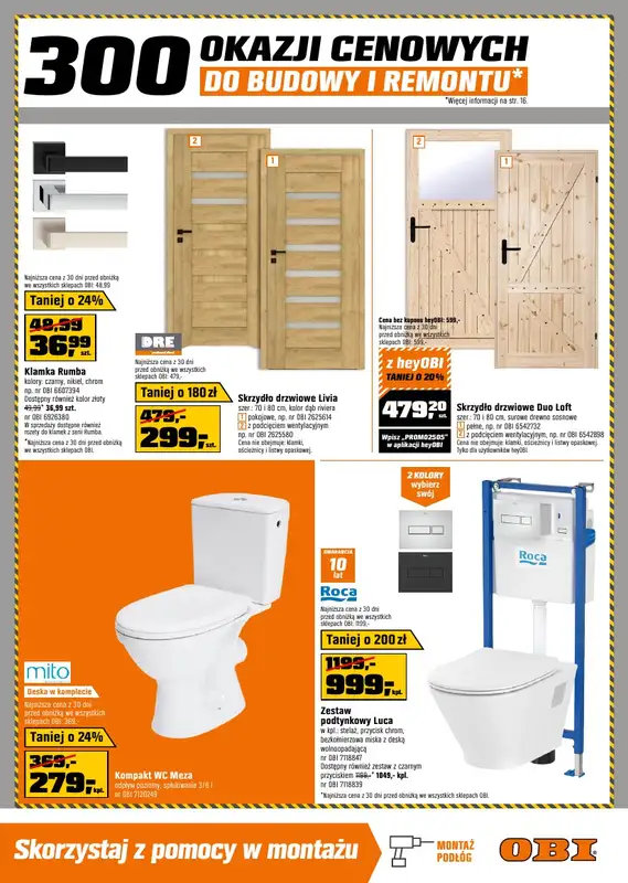 OBI - gazetka promocyjna Gazetka od środy 26.03 do wtorku 08.04 - strona 13