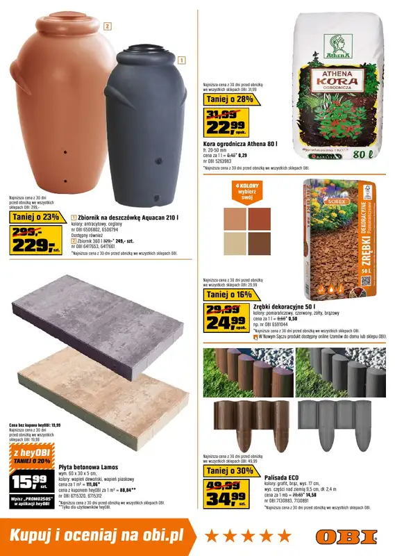 OBI - gazetka promocyjna Gazetka od środy 26.03 do wtorku 08.04 - strona 5