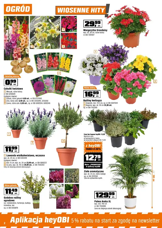 OBI - gazetka promocyjna Gazetka od środy 26.03 do wtorku 08.04 - strona 2