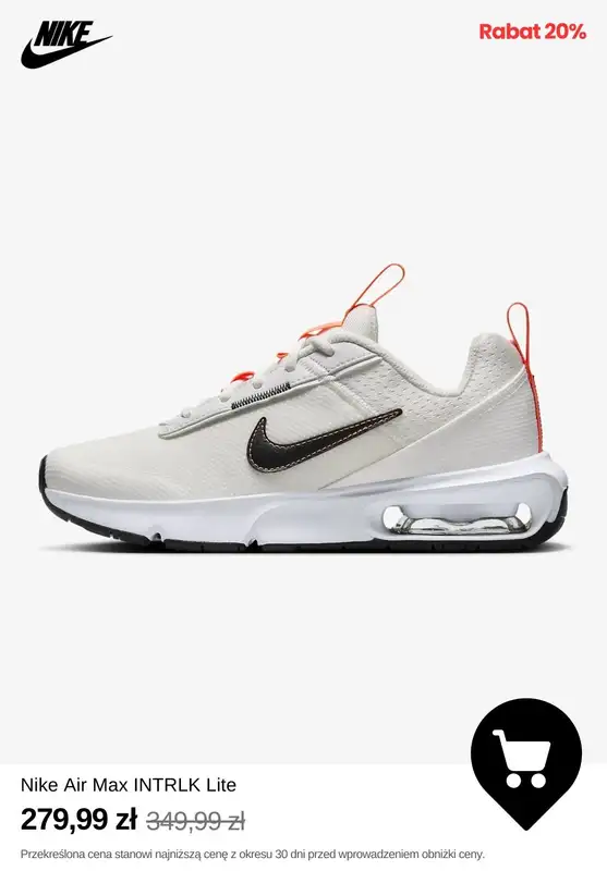 NIKE - gazetka promocyjna Wyprzedaż dla dzieci do -40% od środy 26.03  - strona 8