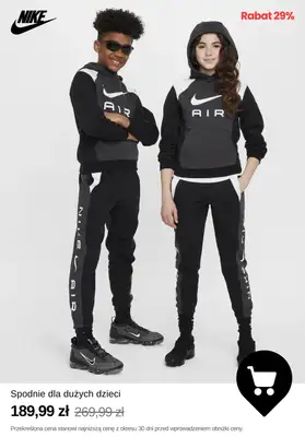NIKE - gazetka promocyjna Wyprzedaż dla dzieci do -40% od środy 26.03  - strona 17