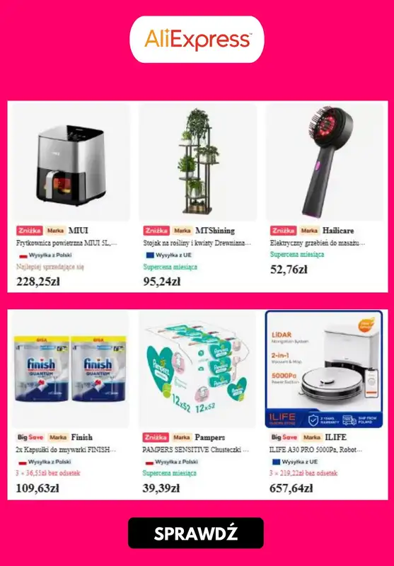AliExpress - gazetka promocyjna Do -80% na 15-tą rocznicę od środy 26.03  - strona 3