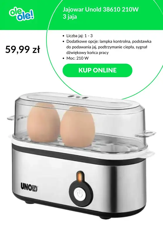 OleOle! - gazetka promocyjna Jajowary w supercenach od piątku 28.03  - strona 3