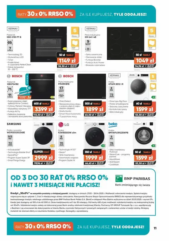 Max Elektro - gazetka promocyjna Gazetka od czwartku 27.03 do poniedziałku 28.04 - strona 11