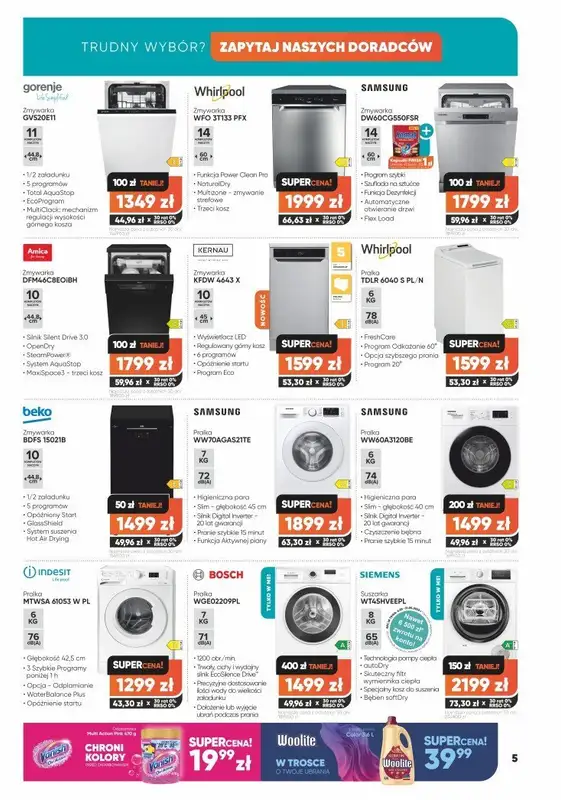 Max Elektro - gazetka promocyjna Gazetka od czwartku 27.03 do poniedziałku 28.04 - strona 5