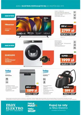 Max Elektro - gazetka promocyjna Gazetka od czwartku 27.03 do poniedziałku 28.04 - strona 12 Max Elektro - gazetka promocyjna Gazetka od czwartku 27.03 do poniedziałku 28.04 - strona 12