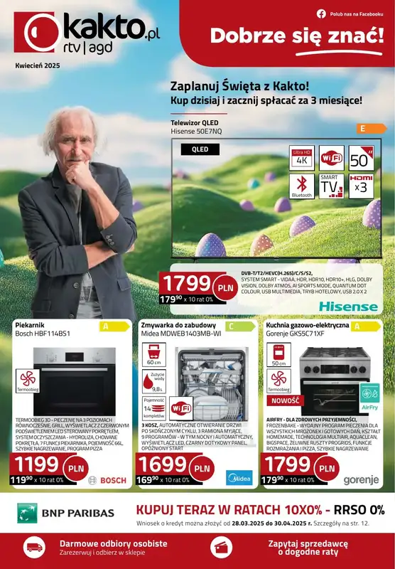 kakto.pl - gazetka promocyjna Gazetka od wtorku 01.04 do środy 30.04