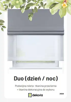 Dekoria - gazetka promocyjna -20% na rolety rzymskie od piątku 28.03 do środy 02.04 - strona 2 Dekoria - gazetka promocyjna -20% na rolety rzymskie od piątku 28.03 do środy 02.04 - strona 2