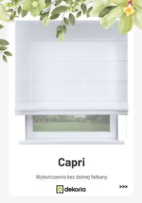 Dekoria - gazetka promocyjna -20% na rolety rzymskie od piątku 28.03 do środy 02.04 - strona 4 Dekoria - gazetka promocyjna -20% na rolety rzymskie od piątku 28.03 do środy 02.04 - strona 4