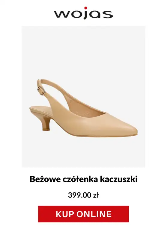 Wojas - gazetka promocyjna -20% na cały asortyment od piątku 28.03 do środy 02.04 - strona 3