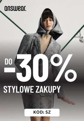 Answear - gazetka promocyjna Do -30% przy zakupie 2 produktów od piątku 28.03 do środy 09.04