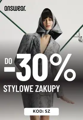 Answear - gazetka promocyjna Do -30% przy zakupie 2 produktów od piątku 28.03 do środy 09.04