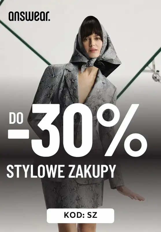 Answear - gazetka promocyjna Do -30% przy zakupie 2 produktów od piątku 28.03 do środy 09.04