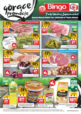 Bingo - gazetka promocyjna Gazetka od wtorku 01.04 do soboty 12.04