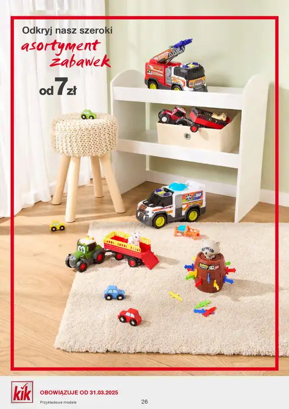 KiK - gazetka promocyjna Gazetka od poniedziałku 31.03 do niedzieli 06.04 - strona 26